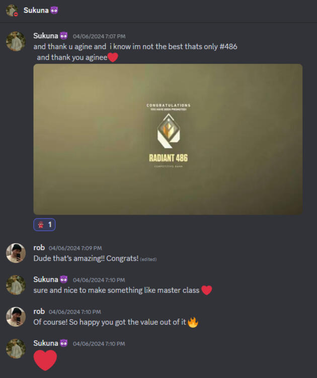 First Radiant Student